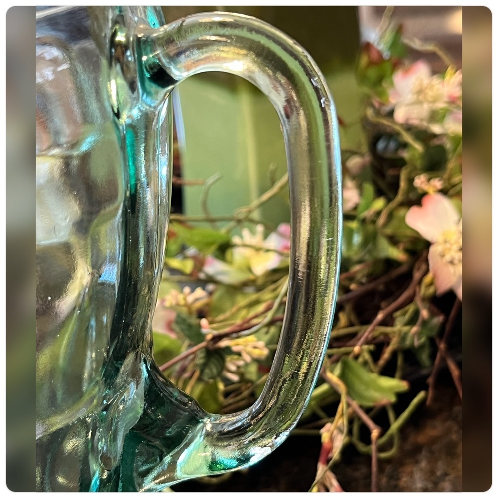 Coca Cola-1990’s Coca Cola Green Glass Pitcher. - Picture 2 of 5